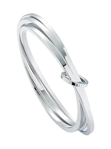 Image of Ted Baker Huulia Multi Hoop Bangle Bracelet For Women (Silver)