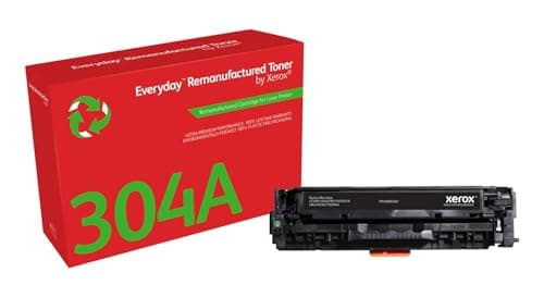 Image of Xerox Everyday Compatible HP 304A CC530A Black Toner, Standard Capacity, Remanufactured