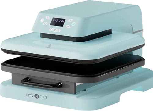 Image of HTVRONT Auto Heat Press Machine for T Shirts - Heat Press Machine 15"x15" (38x38CM) with Auto Release - Heats Up Fast & Heat Evenly, Professional Machines for HTV, Sublimation, Heat Transfer Projects