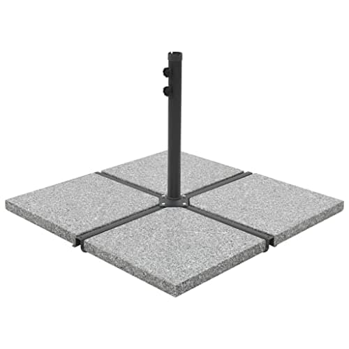 Image of Mokuyary Parasol weight plate Granite 25 kg Square Grey