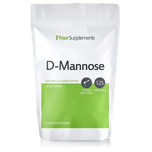 Image of Your Supplements - D Mannose Pure Powder 125g | Natural & Non GMO | Vegetarian & Vegan Friendly | Scoop Included
