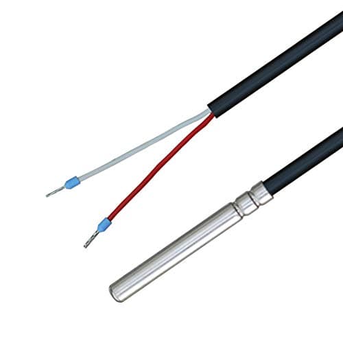 Image of iOVEO 035HP01201 - PT100 - Temperature probe with PVC line up to 105°C, temperature sensor, memory sensor, 1 meter