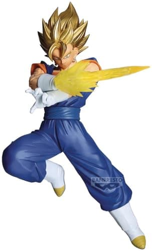 Image of Banpresto Super Vegito Dragon Ball Z Collectible Action Figure - Dokkan Battle 10Th Anniversary 19 cm, BP29379P, Multicolor, Optima for Anime Fans