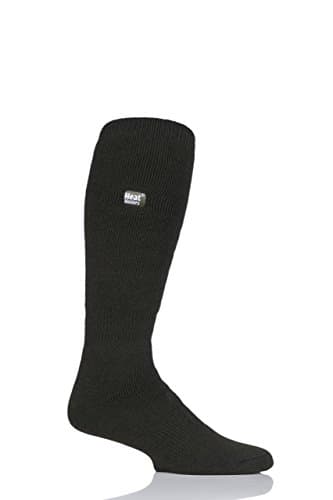 Image of HEAT HOLDERS Mens 1 Pair 1.6 TOG Lite Long Knee High Socks - Forest Green 6-11