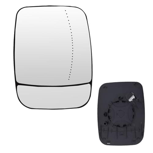 Image of Mingke Wing Mirror Glass Heated Right for Renault Trafic III Vauxhall Vivaro B 2014-2021 Nissan NV300 Fiat Talento 2016-2021 Driver Side Mirror Replacement