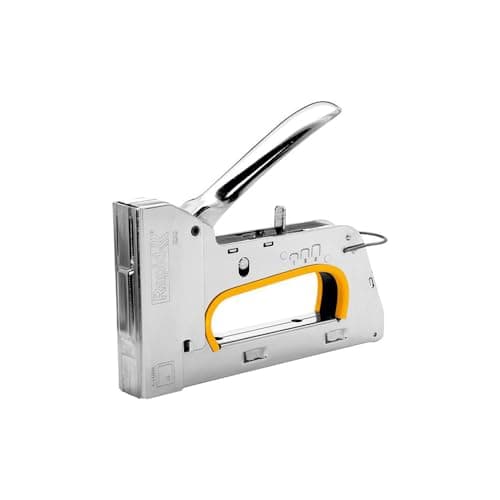 Image of Rapid Heavy Duty Manual Staple Gun PRO R33 for No. 13 Staples, Carpet Staple Gun with 3-Step Force Adjuster, Easy Squeeze Trigger, and Ergonomic Handle, Made In Sweden (10582521), Silver