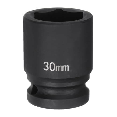 Image of sourcing map 6-Point Impact Socket 3/4" Drive 30mm Metric 40Cr Alloy Steel Spindle Axle Nut Impact Socket