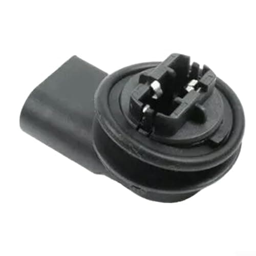 Image of Front Daytime Light Bulb Socket Compatible with B8 2015-2023 and 2015-2018, Replacement for OEM 6C0941669, ABS Black Electrical Connector