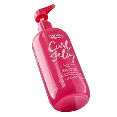 Image of Umberto Giannini Curl Jelly Scrunching Jelly, Vegan & Cruelty Free Frizz Solution Gel for Curly or Wavy Hair, XL 500 ml