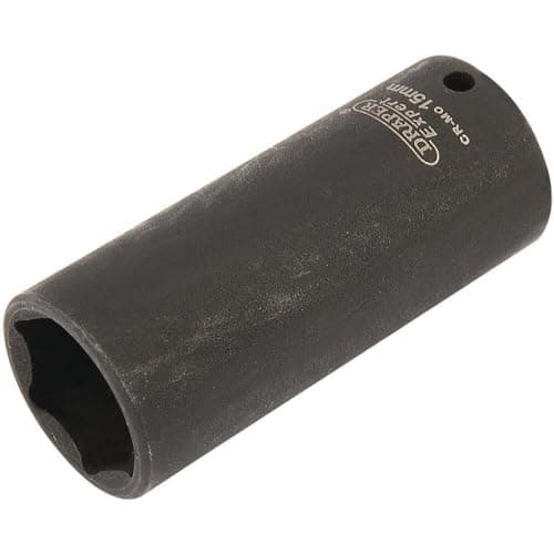 Image of Draper Expert 5193 15mm 1/4-inch Square Drive Hi-Torq 6-Point Deep Impact Socket