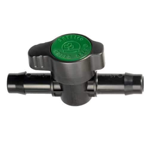 Image of ANTELCO GREEN BACK VALVE 13mm ON OFF DEVICE HOZELOCK COMPATIBLE pack of 2