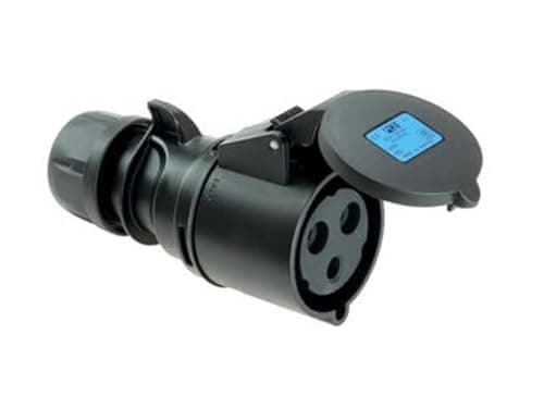 Image of CEE CeeForm Plugs/Sockets IP44 IEC 60309 (230 Volt Black Socket, 32 Amps)