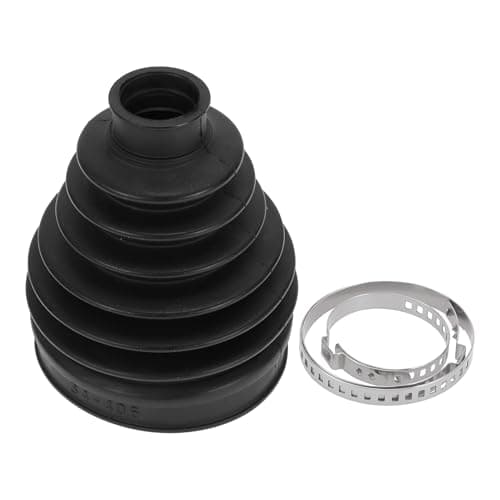 Image of HEROFFIX 1 Set CV Joint Boot Kit for Mercedes-Benz GLK250 2013-2015 Inner Constant Velocity Joint Boot W/Clamps No.A2043300485 Black Rubber