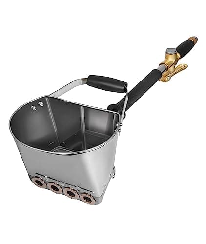 Image of Spray Gun Cement Mortar Sprayer 4 Jet Plaster Hopper Gun Render Sprayer Hopper Bucket Gypsum Gun for Walls Ceilings Paint
