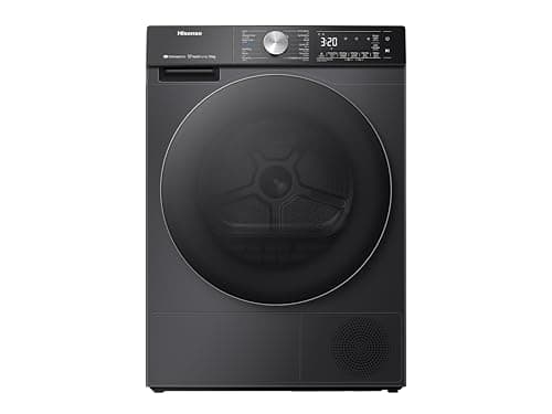 Image of Hisense 5S Series DH5S102BB Wifi Connected 10Kg Heat Pump Tumble Dryer - Black - A+++ Rated