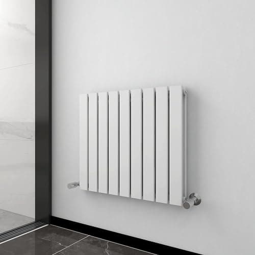 Image of mcc direct Vertical Radiator Double Flat Panel 600x612mm Designer Vertical Radiator (White)