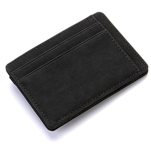 Image of RHXWFDG One Piece Small Women Card Wallet Convenient Portable Ladies Bifold Zipper Mini Elegant Zipper Coin Purse Multiple Blocking Leather for Ladies Purse
