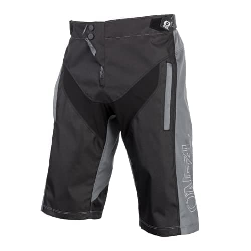 Image of O'NEAL | Mountainbike-Pants | MTB Mountain Bike DH Downhill FR Freeride | Durable mesh Material, Stretch Inserts | Element FR Shorts Hybrid | Adult | Black Grey | Size 28