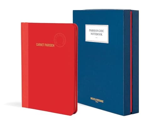 Image of Parisian Chic Notebook (red, large)