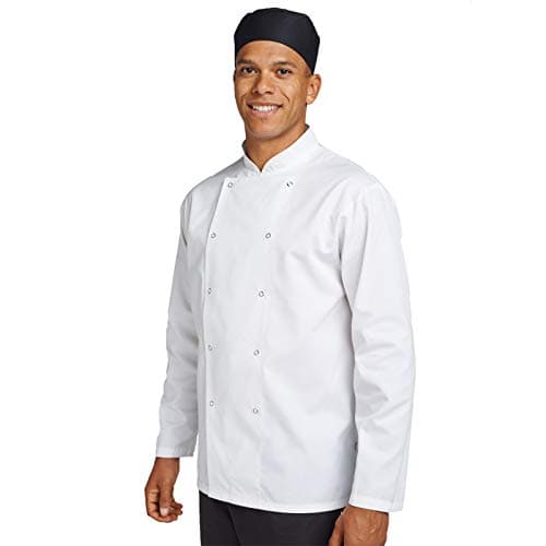 Image of Dennys budget long sleeve chefs jacket DD70 White M
