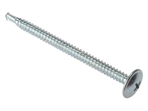 Image of Baypole Self-Drill Screw Phillips Wafer Head ZP 4.8 x 100mm Box 100