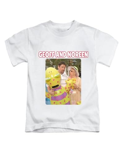 Image of New Spirit Original Geoff Oracle and Noreen Meme British Comedy Humour Novelty Tee T-Shirt Funny Unisex T Shirt Top White