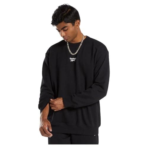Image of Reebok Classics Small Vector Crew Sweatshirt S Black