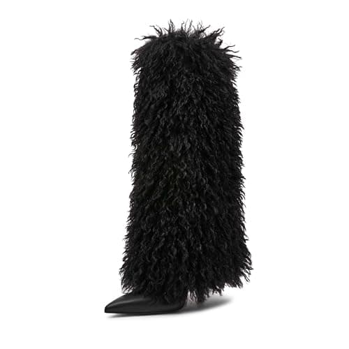 Image of Steve Madden Women's Icon Fashion Boot, Black, 4 UK