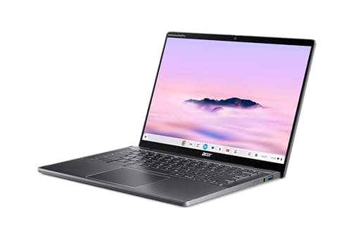 Image of acer, Chromebook Plus Spin 714, Convertible Laptop, 14 inches, WUXGA IPS Touch Display, Intel Core Ultra 5 125U, 16 GB RAM, 512 GB SSD, Intel Graphics, ChromeOS, Grey, CP714-1HN