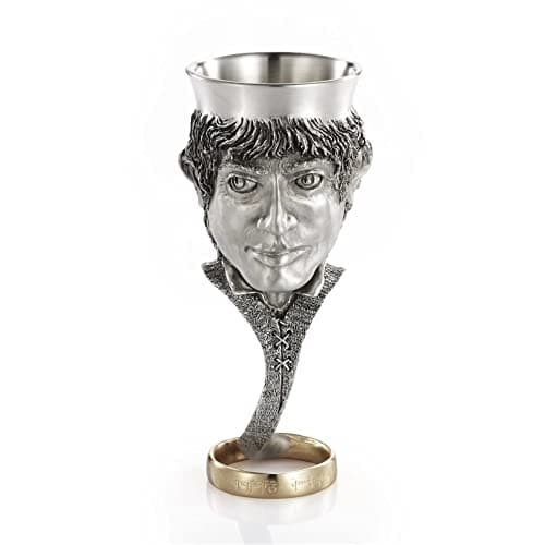 Image of Royal Selangor Hand Finished Sculptors Dream-LORD OF THE RINGS Collection Pewter FRODO Goblet
