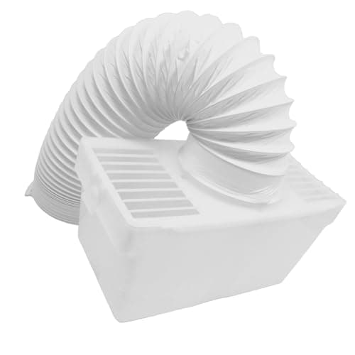 Image of QUAILITAS Tumble Dryer Condenser Kit [4 Pieces] – Universal Tumble Dryer Internal Condenser Kit with 1M Vent Hose Box, Accessories – Washing Machine Accessories