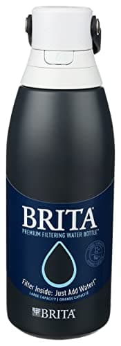 Image of BRITA Brita Stainless Steel Water Bottle with Filter Carbon 32oz, 1 EA