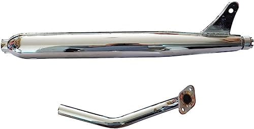 Image of Compatible With Yamaha V50 V70 V75 V80 V90 Exhaust Muffler Pipe Silencer