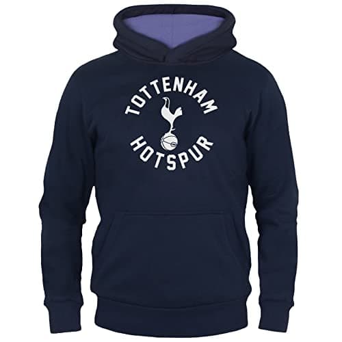 Image of Tottenham Hotspur FC Official Football Gift Boys Fleece Graphic Hoody 6-7 Years Navy Blue