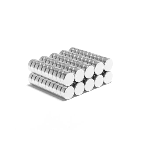 Image of Magnet Store 5mm x 2mm Neodymium Disc Magnets N42 (0.47KG Pull) - Extra Strong for DIY, Crafts, and Woodworking (10)