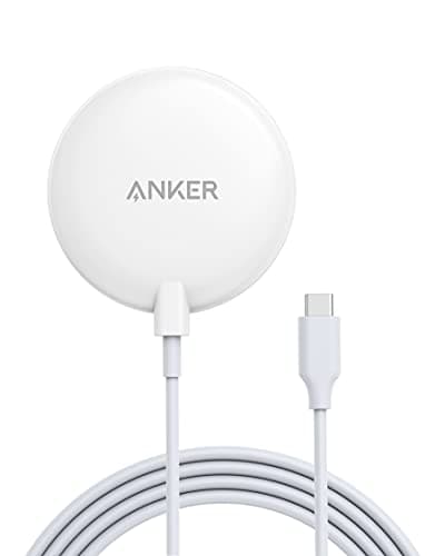 Image of Anker Wireless Charger, Magnetic Pad with 5 ft Built-In USB-C cable, 313 (Pad) Only for iPhone 13/13 Pro / 13 Pro Max / 13 mini/iPhone 12/12 Pro / 12 mini (No AC Adapter)