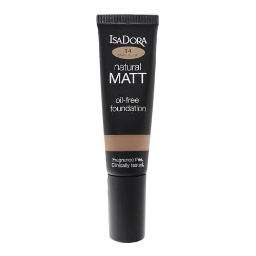 Image of Isadora Natural Matt Oil-Free 14 Matt Beige Foundation 35ml