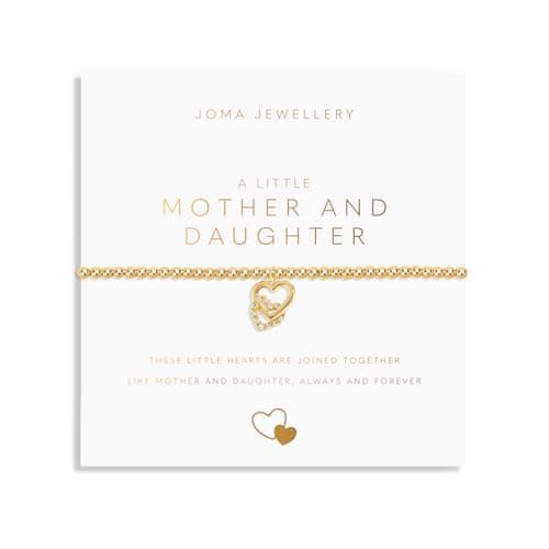 Image of Joma Jewellery A LITTLE | MOTHER AND DAUGHTER | Gold Plated | Bracelet | 17.5cm stretch