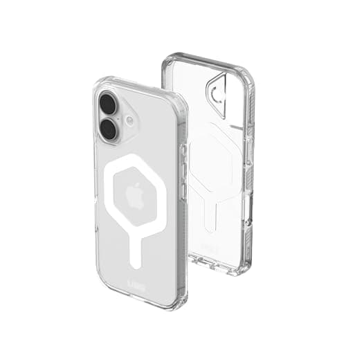 Image of URBAN ARMOR GEAR UAG Designed for iPhone 17 Case Plyo - Compatible with MagSafe Transparent Military Grade Protective Cover, Ice/White