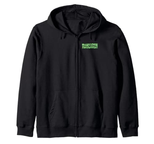 Image of Universal Monsters Frankenstein Negative Space Front & Back Zip Hoodie