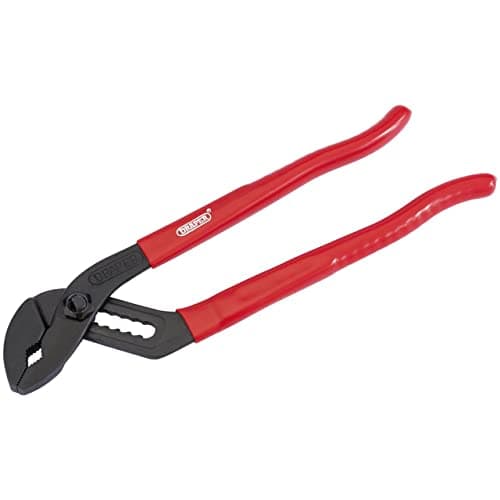 Image of Draper Redline 240mm Water Pump Pliers | Adjustable Pliers Wrench | Plumbing Tools | Carbon Steel | 67643