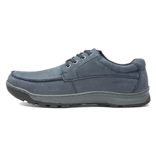 Image of Hush Puppies Men's Tucker Derbys, Blue Navy Nubuck Navy, 7 UK