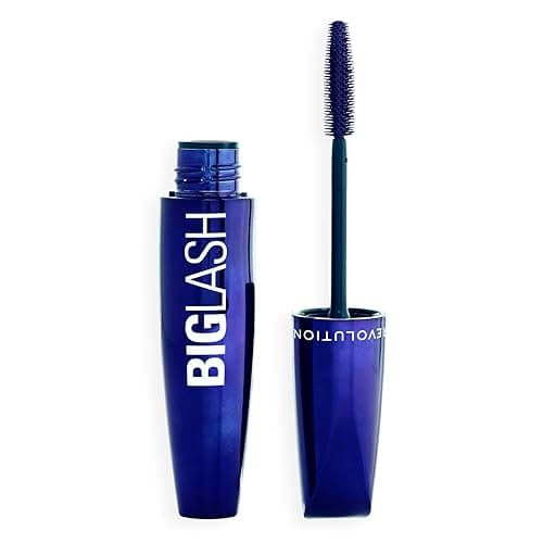 Image of Revolution Beauty, Big Lash Volume Mascara, Volumising & Lengthening Coloured Mascara, Lightweight Feel, Fast Drying, Vegan & Cruelty-Free, Blue
