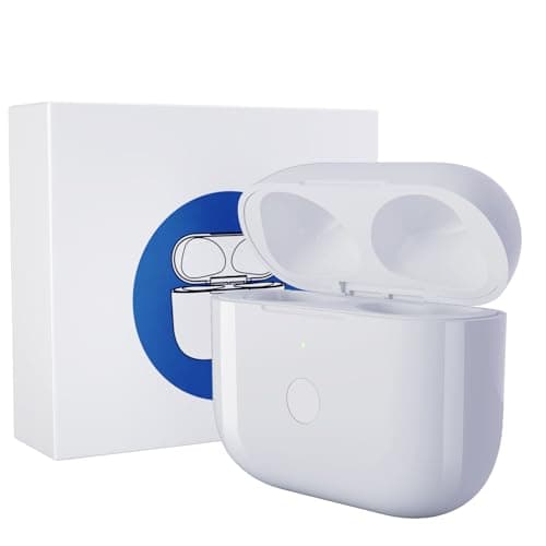 Image of Wireless Charging Case Replacement Compatible with AirPods Pro 1 and Pro 2, Airpods Pro Case with Bluetooth Button for Pairing, 660 mAh Airpod Pro 2 Replacement