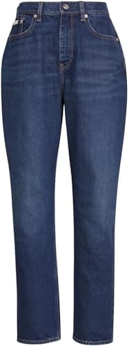 Image of Calvin Klein Jeans Women's New MOM Jean Thompson LV047D842G Jeans, Blue (Thompson), RG29