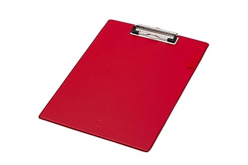 Image of Q-Connect PVC Single Clipboard Foolscap Red KF01298