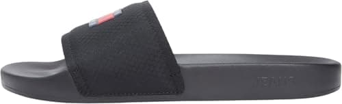 Image of Tommy Jeans Men TJM POOL SLIDE EM0EM01673 Slides, BLACK (Black), 41