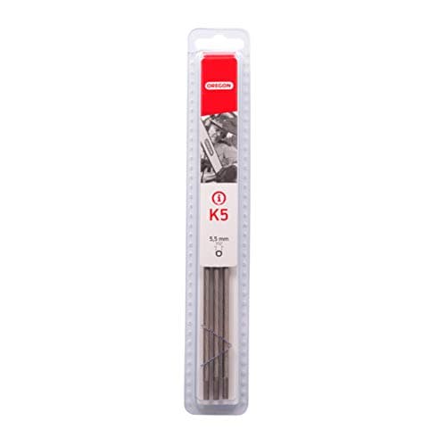 Image of OREGON 7/32-Inch (5.5 mm) Chainsaw Chain Sharpening Round Files to Sharpen 3/8", .404" Saw Chains, 3 Pack (Q70507C)