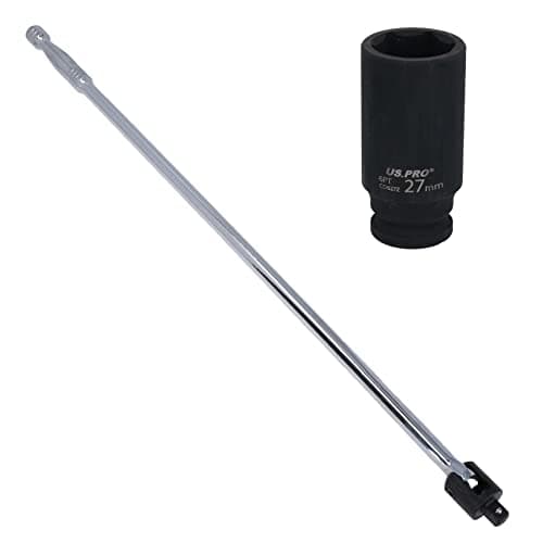 Image of AB Tools 1/2" Drive Breaker Power Bar 30” Long + 27mm Deep Impact Wheel Nut Socket