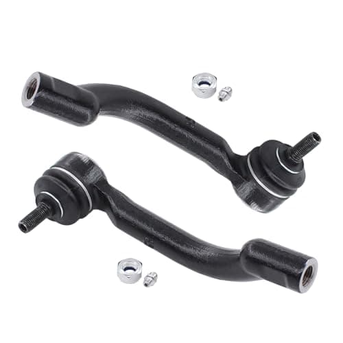 Image of HouYeen Pack of 2 Front Left And Right Outer Tie Rod End for Nis-san Qashqai J10 2006-2013 Qashqai mk2 J11 2014-onwards X Trail mk2 T31 2007-2014 Re-nault Koleos mk1 2008-2013
